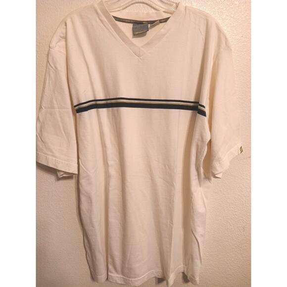 Quiksilver Other - QuikSilver T Shirt Men Beige V Neck XL Short Sleeve